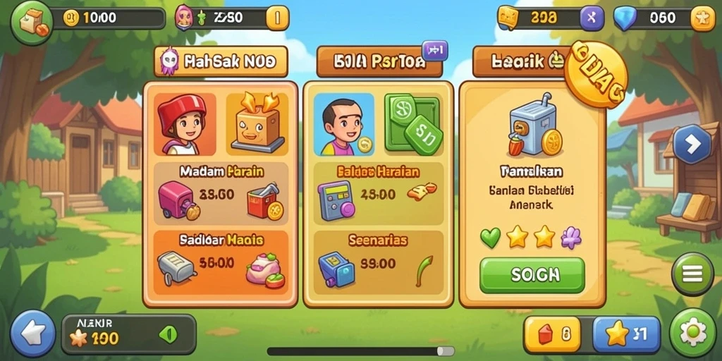 Tampilan awal yang menarik dan ramah pengguna.