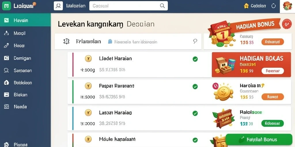 Tampilan antarmuka yang menarik dan mudah digunakan.
