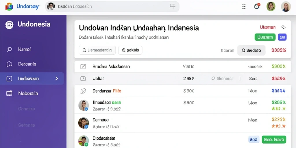 Tampilan antarmuka yang ramah pengguna dan menarik.
