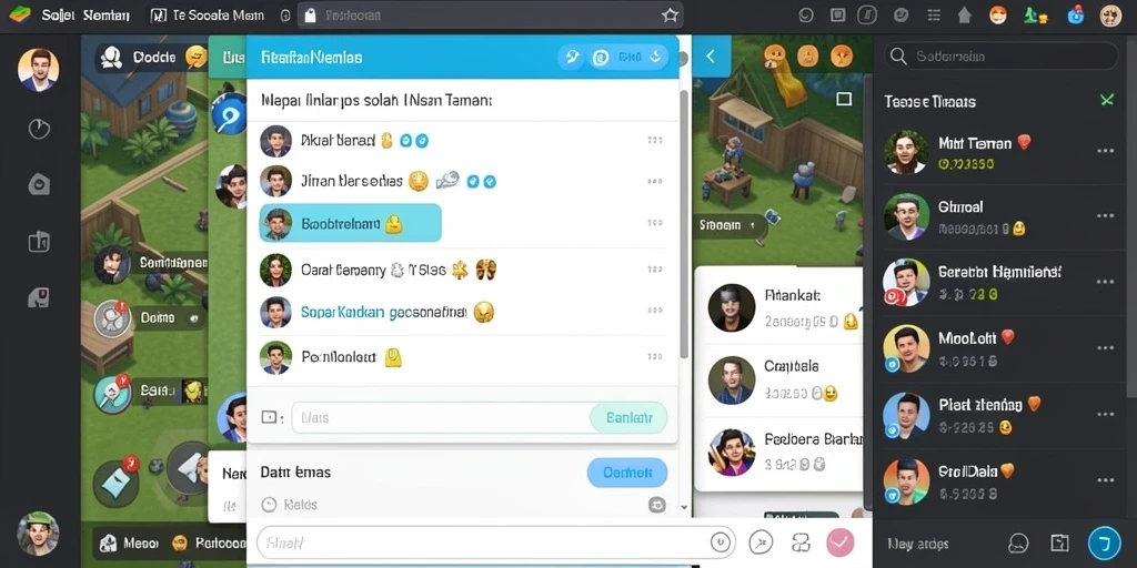 Tampilan antarmuka yang sederhana namun menarik.