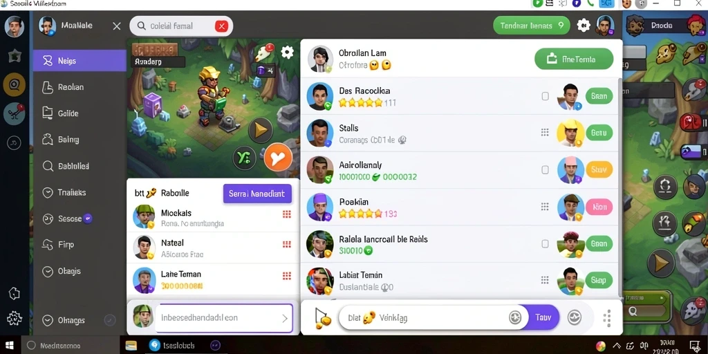 Tampilan awal game yang menarik dan interaktif.