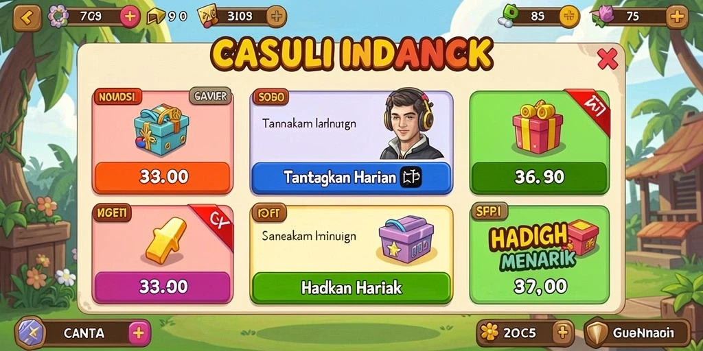 Tampilan antarmuka yang menarik dan mudah digunakan.