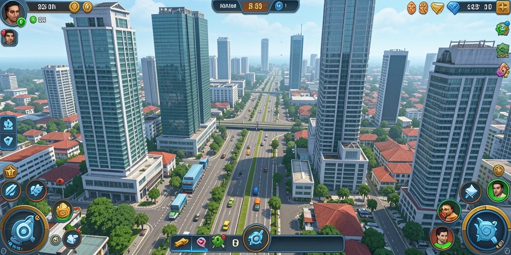 Tangkapan layar menampilkan aksi seru di level pertama.