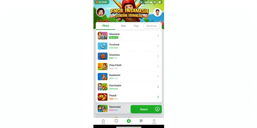 Tampilan antarmuka yang menarik dan sederhana.